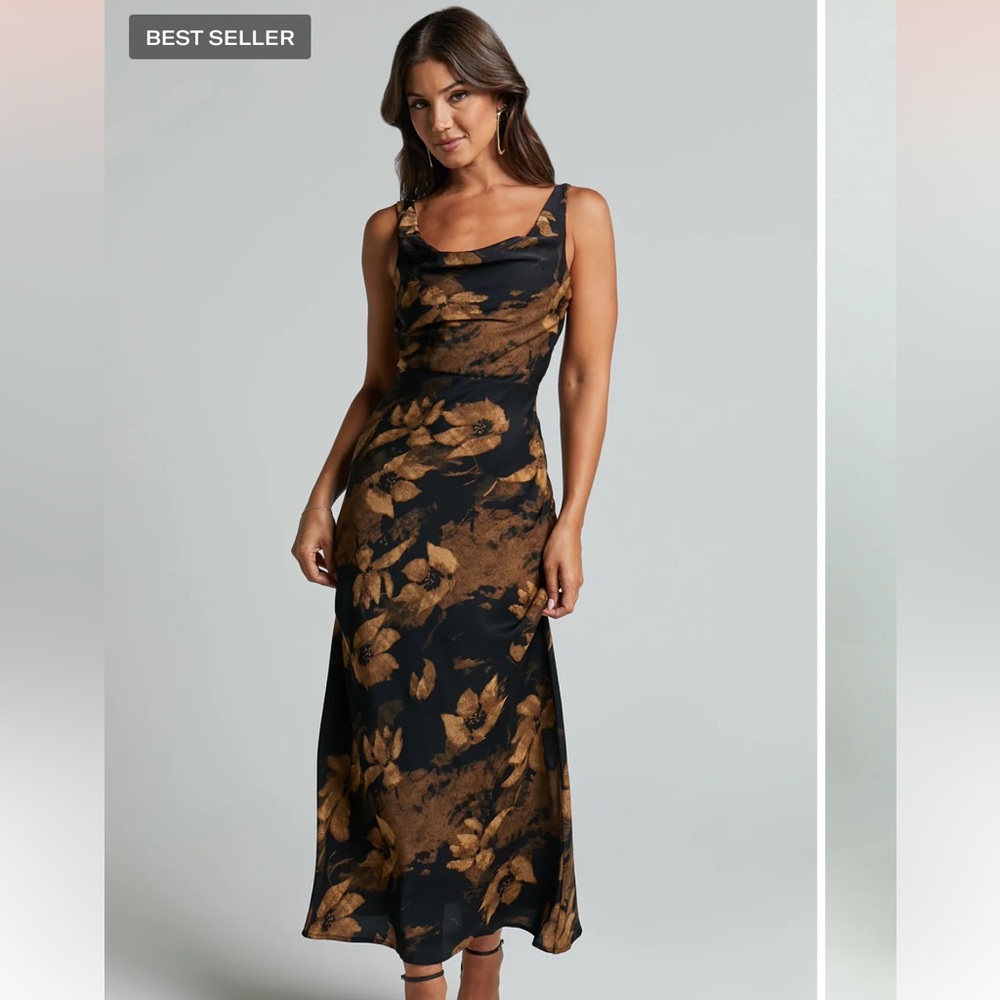 DARA MIDI DRESS - Amber Floral Print